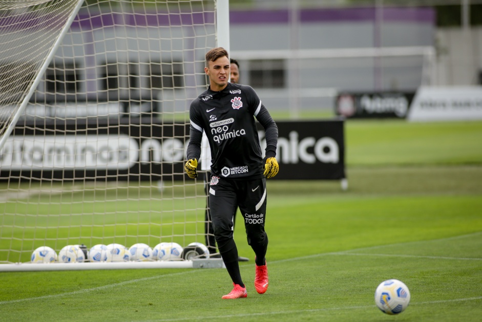 Donelli durante treino preparatrio para o Drbi entre Corinthians e Palmeiras