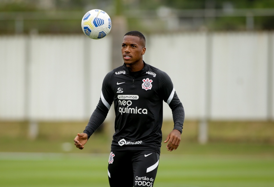 Xavier durante treino preparatório para o Dérbi entre Corinthians e Palmeiras