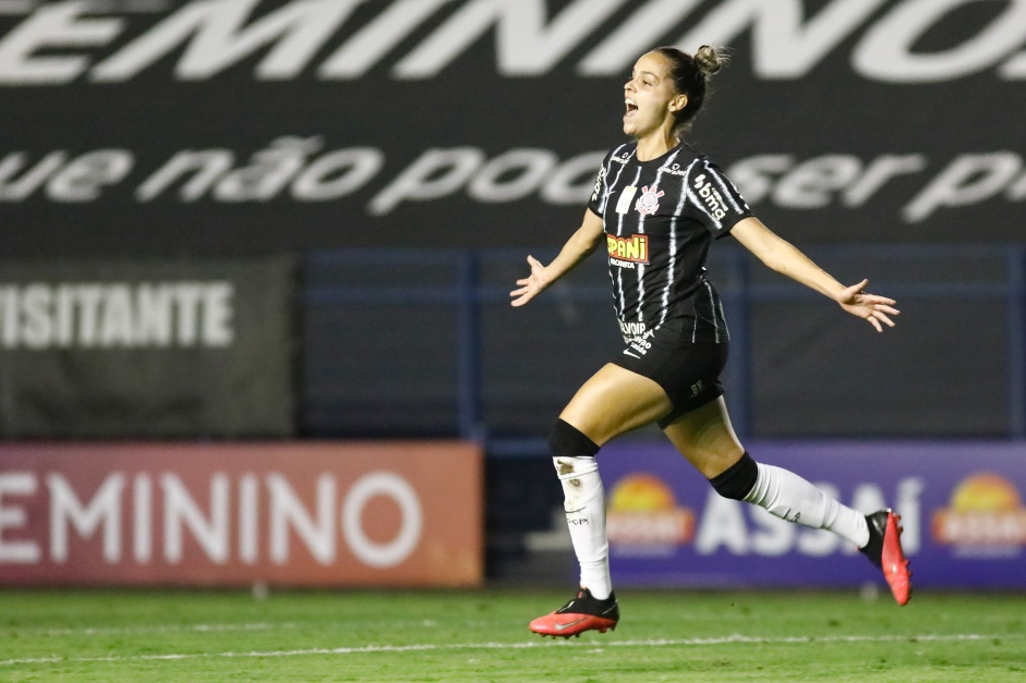 Gabi Portilho marcou o gol da virada do Corinthians contra o Santos
