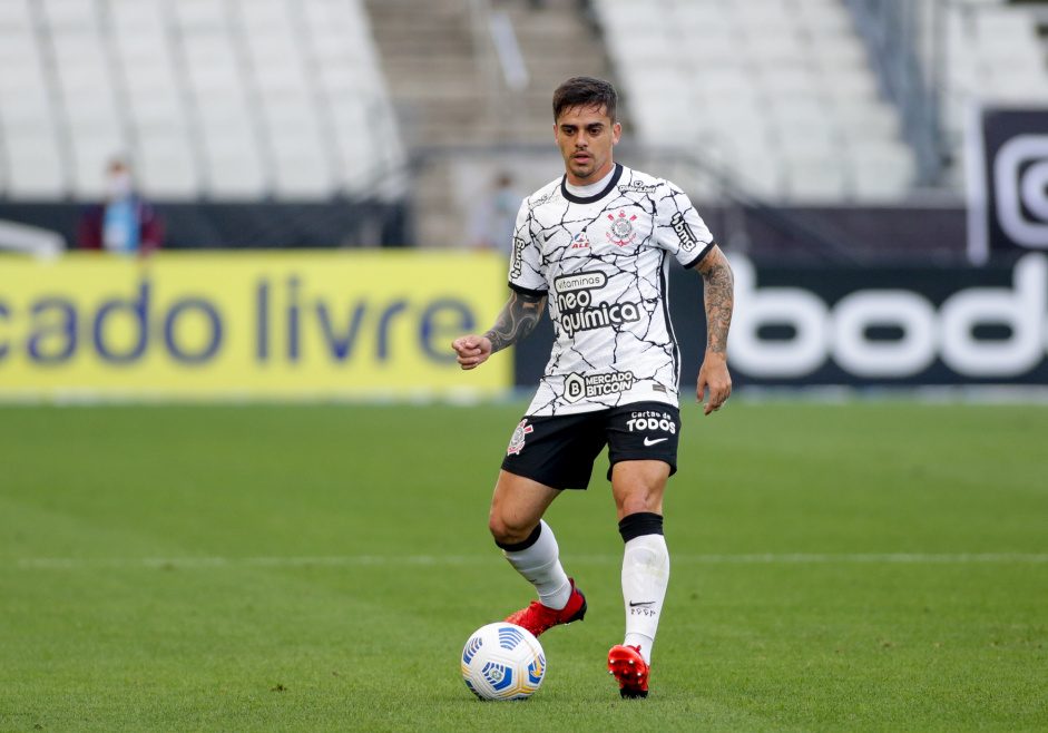 Lateral Fagner durante partida entre Corinthians e Fortaleza, na Neo Qumica Arena