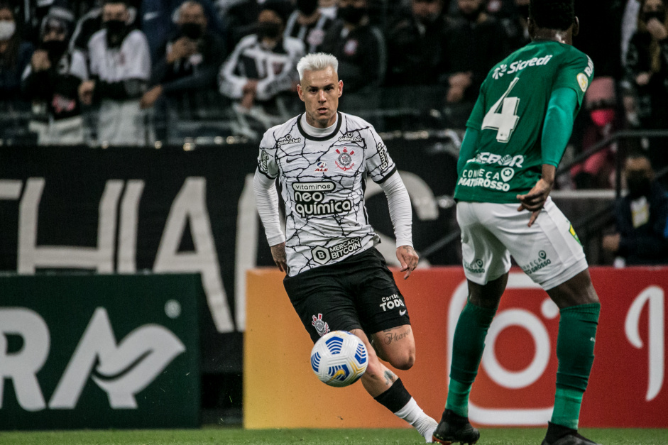 Róger Guedes durante o último jogo do Corinthians contra o Cuiabá Róger Guedes durante o último jogo do Corinthians contra o Cuiabá