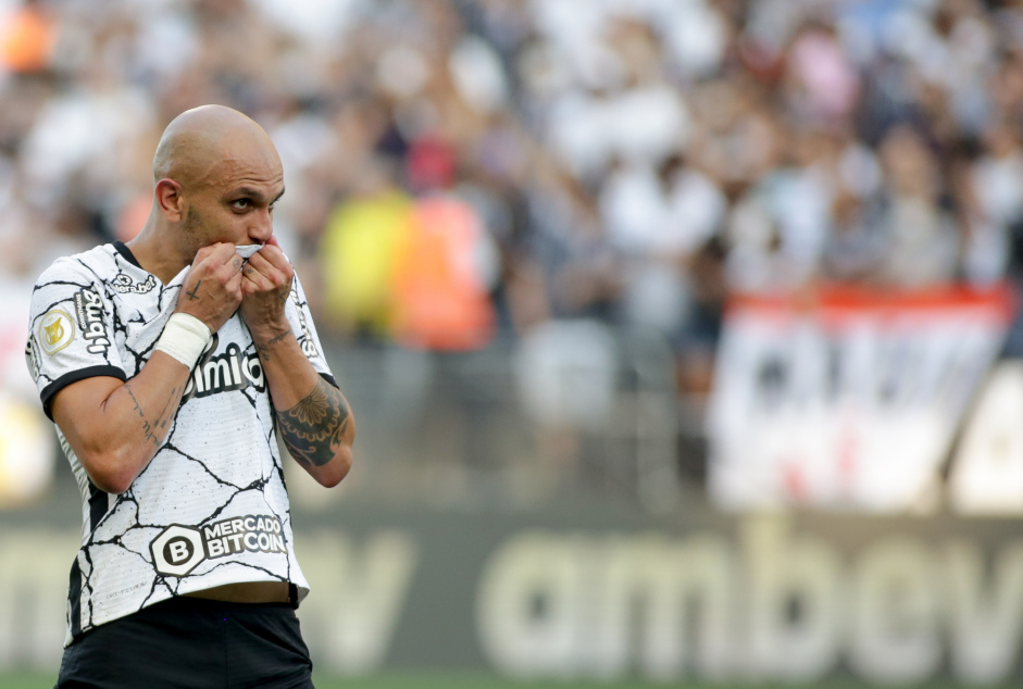 Fbio Santos foi o autor do gol do Corinthians contra o Athletico-PR