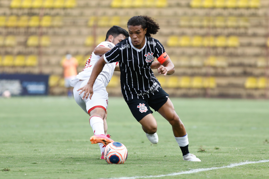 Reginaldo durante jogo entre Corinthians e Audax, pelo Paulista Sub-20