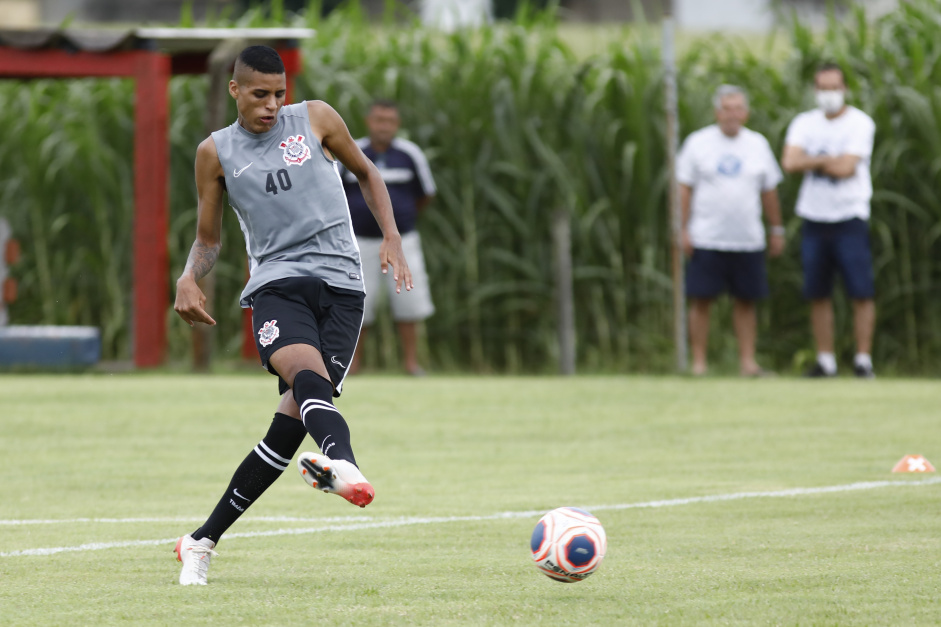 Rodrigo Varanda no treinamento do Corinthians Sub-20