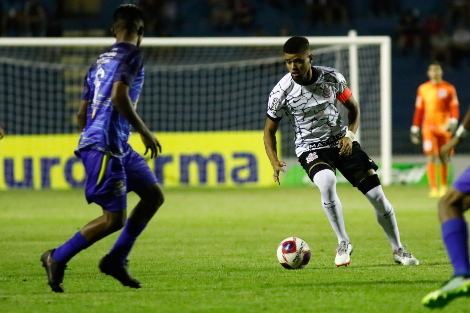 Daniel Marcos durante jogo entre Corinthians e So Jos pela Copinha 2022