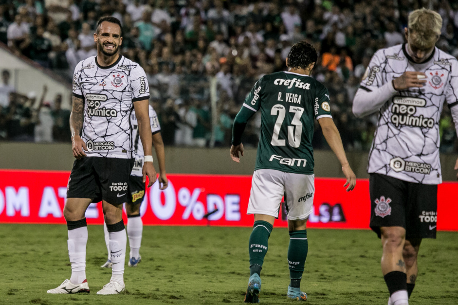 Renato Augusto durante a derrota para o Palmeiras