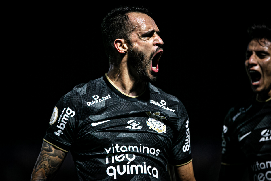 Renato Augusto marcou o gol do Corinthians contra o Red Bull Bragantino