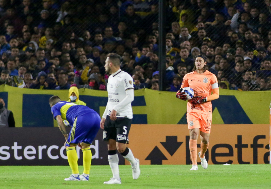 Cássio vê o Timão preparado para a batalha na Bombonera