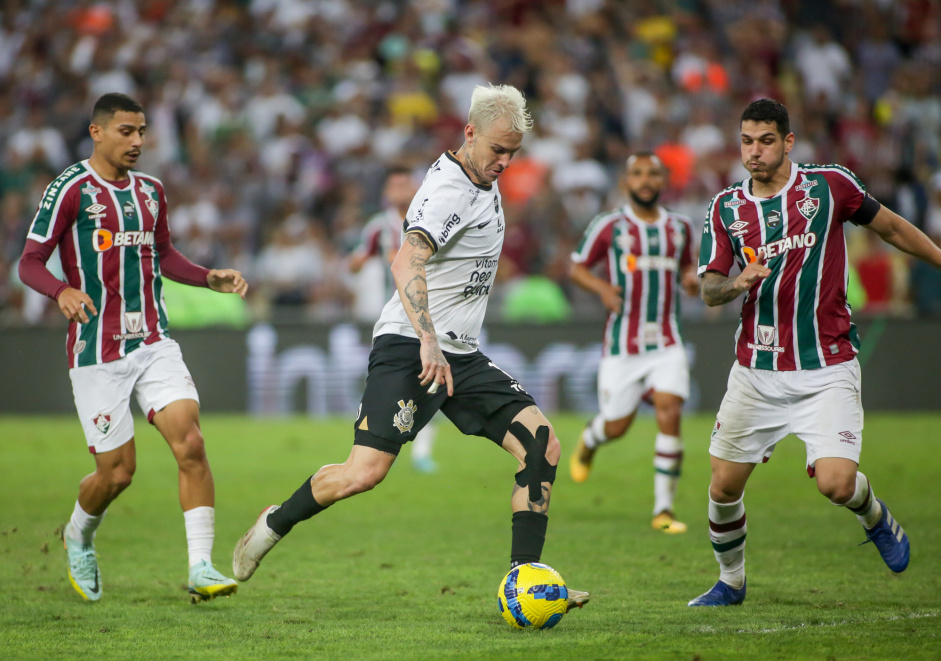 Rger Guedes no momento do gol de empate do Corinthians no Maracan
