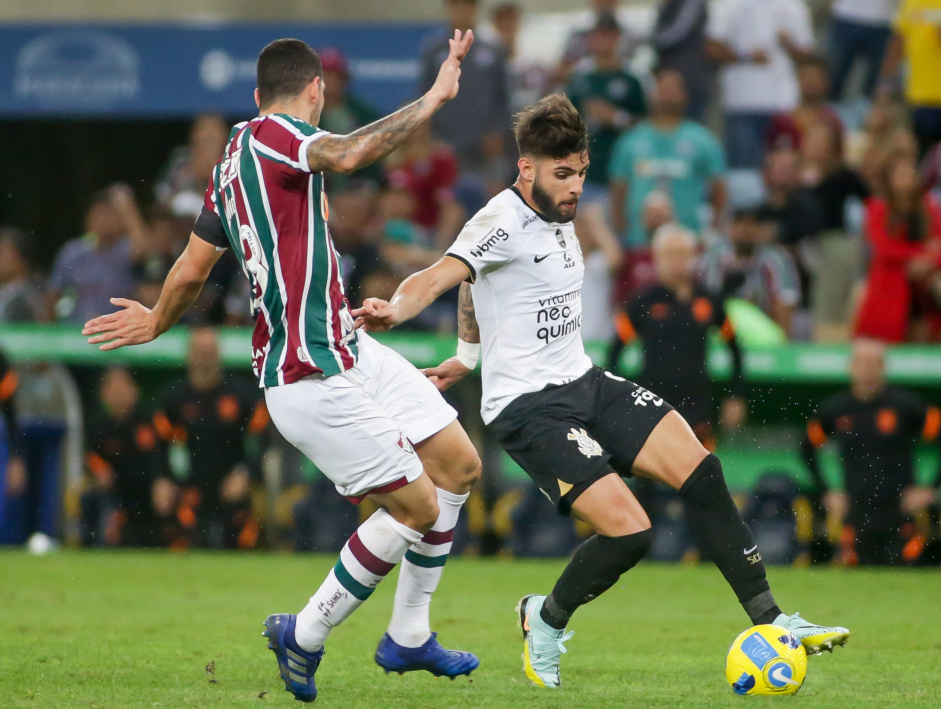 Yuri Alberto foi titular do Corinthians nesta quarta-feira contra o Fluminense