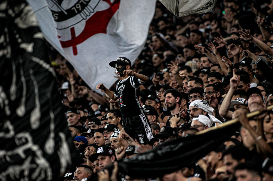 Torcida do Corinthians durante final da Copa do Brasil