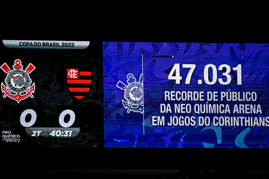 Final da Copa do Brasil bateu recorde de pblico de jogos do Corinthians na Neo Qumica Arena
