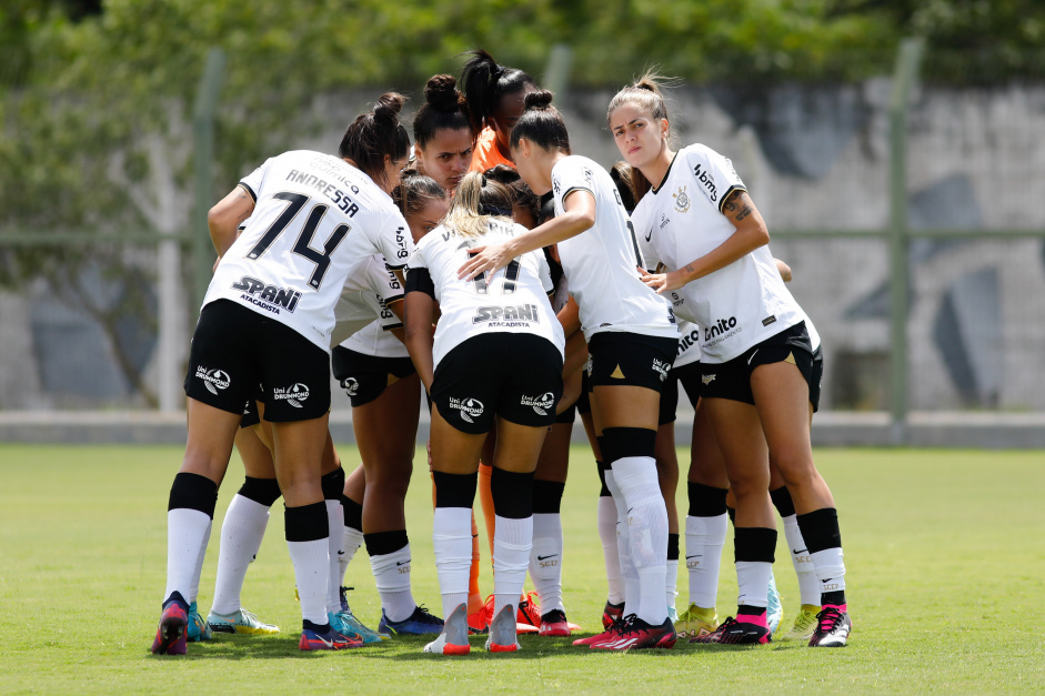 Jogadoras do Corinthians na goleada do Corinthians sobre o Cear, pelo Brasileiro Feminino