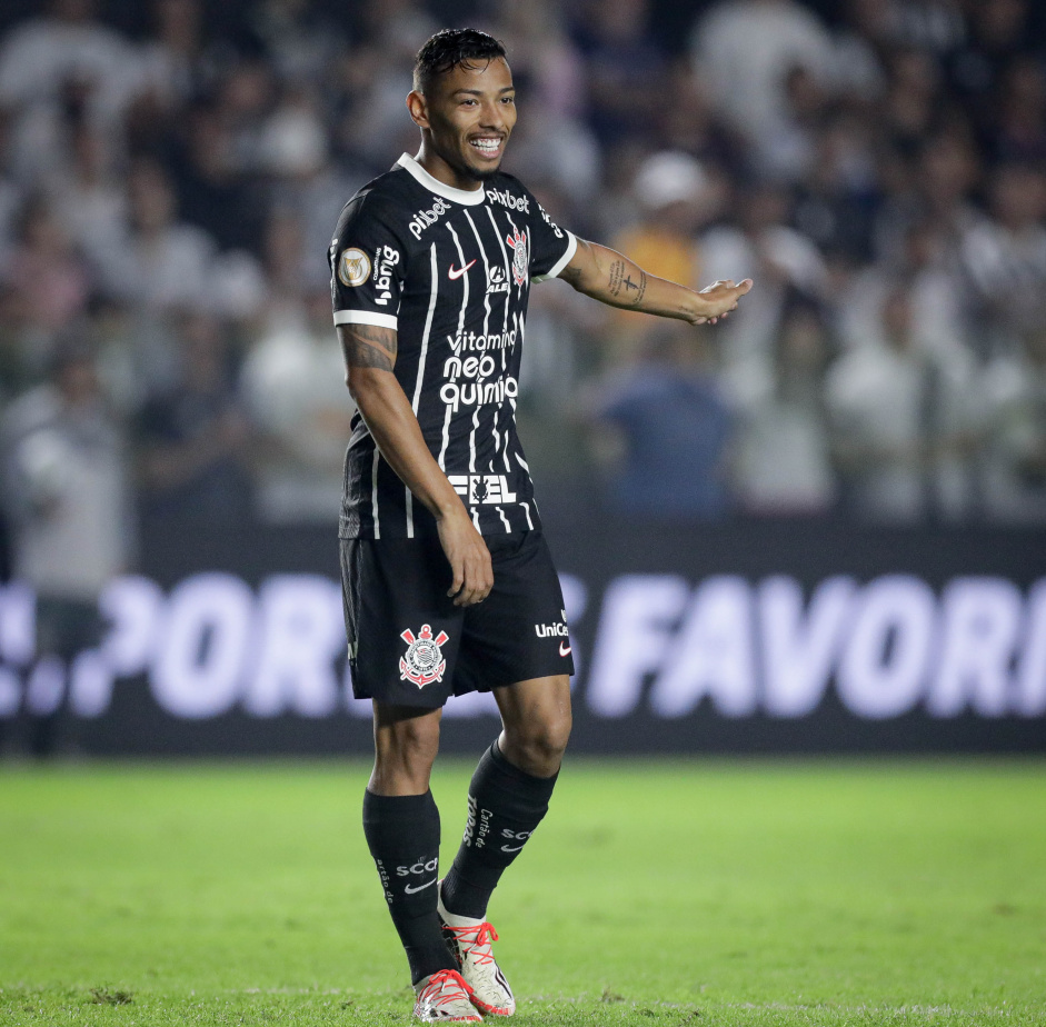 Ruan Oliveira durante o jogo contra o Santos
