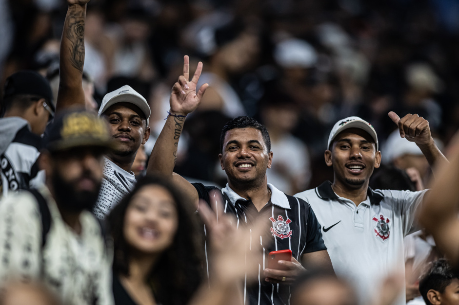 Torcida do Corinthians marcou forte presena na Neo Qumica Arena no primeiro semestre de 2023