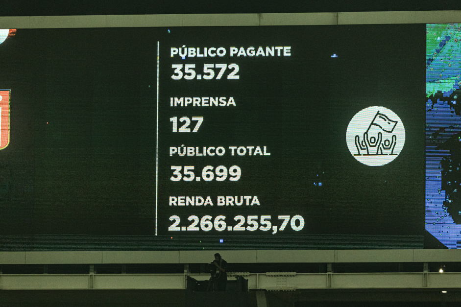 Neo Qumica Arena registrou o terceiro pior pblico de 2023 no jogo entre Corinthians e Estudiantes
