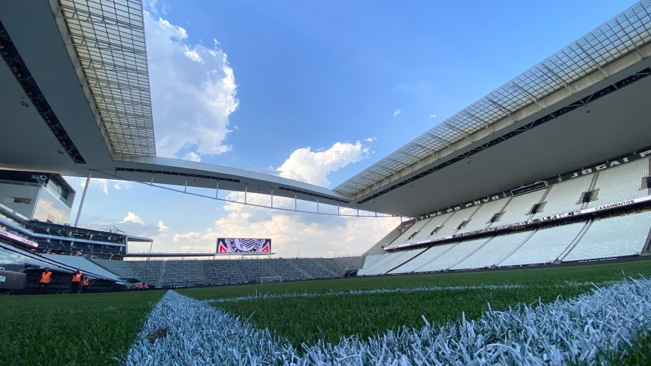 Neo Qumica Arena antes do jogo contra o Botafogo pelo Brasileiro