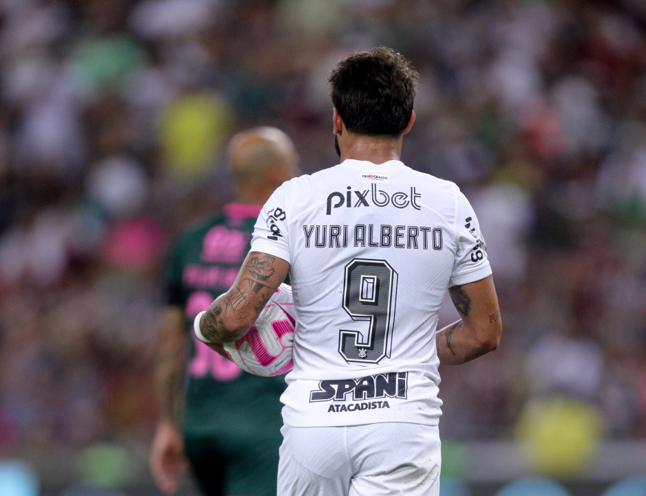 Yuri Alberto no jogo contra o Fluminense