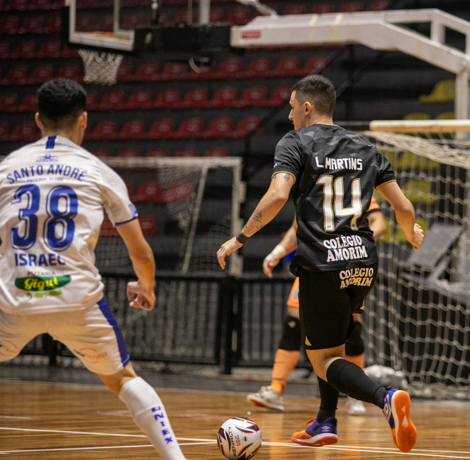Lucas Martins durante o jogo contra o Santo Andr pelo estadual de Futsal