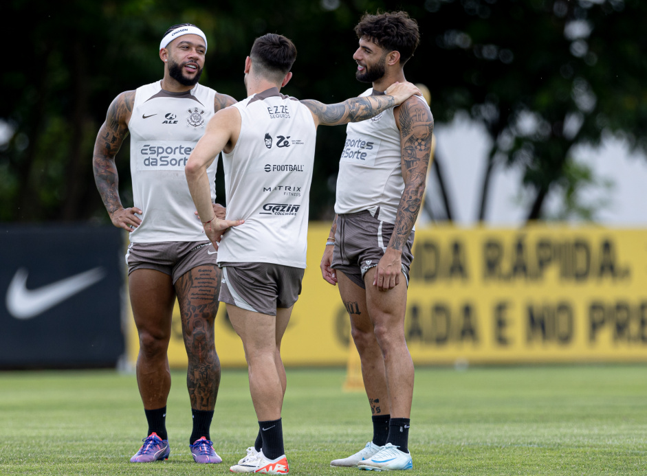 Memphis Depay, Yuri Alberto e Rodrigo Garro formam o trio letal do Corinthians desde a reta final de 2024
