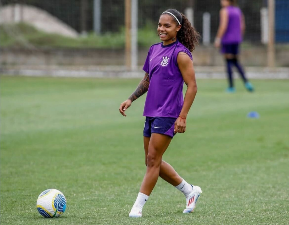 Gisela Robledo, da Colmbia,  uma das estrangeiras do Corinthians Feminino