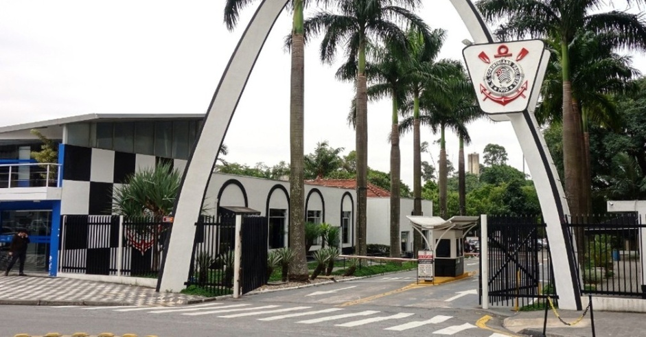 Fachada do Parque São Jorge, onde está localizado o clube social do Corinthians
